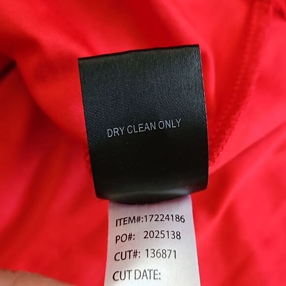 Torrid Red Floral Plus Size A-Line Dress Lace Detail w/ Pockets Size 2X - Picture 13 of 13